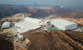 陜西省銅川市華騰納米科技有限公司時產1000噸骨料生產線