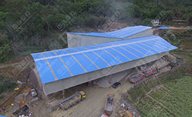四川省宜賓市月江鎮強采石場時產700噸石場生產線流程